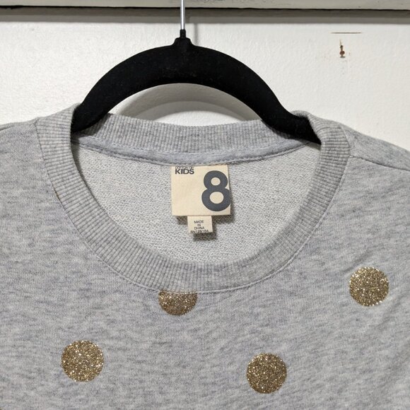 Cotton on Kids Gold Glitter Polka Dots Dress - Picture 3 of 4